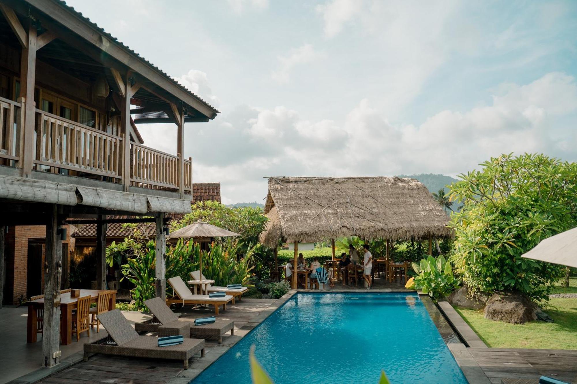 Kubu Sakian Villa And Restaurant Sidemen Silebeng Exterior foto