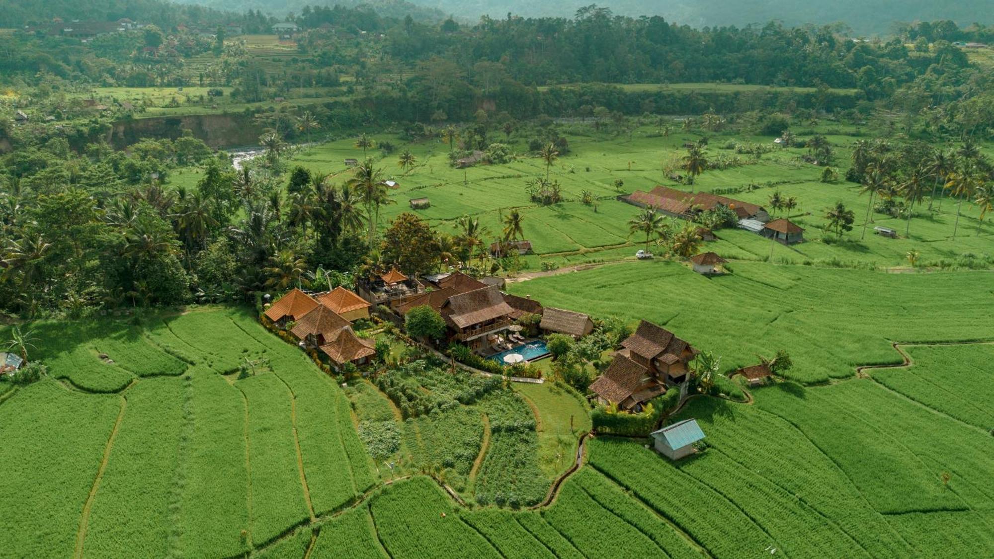 Kubu Sakian Villa And Restaurant Sidemen Silebeng Exterior foto